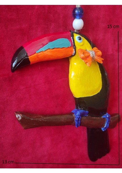 Duvar/kapı/bahçe Süsü -Tukan (Toucan) Kuşu