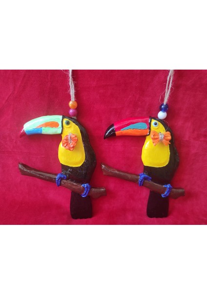 Duvar/kapı/bahçe Süsü -Tukan (Toucan) Kuşu
