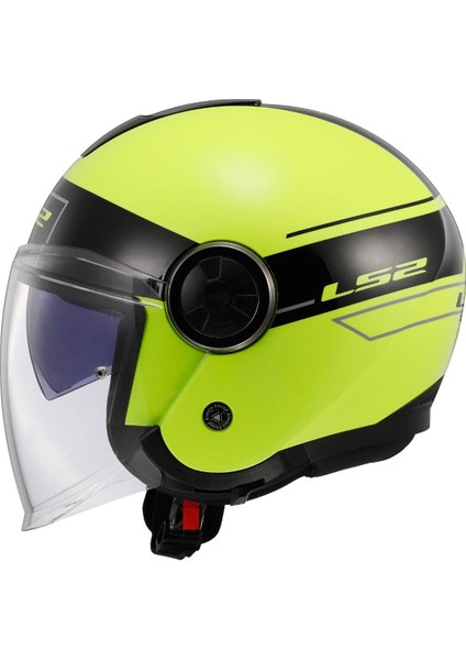 Classy Classıc Siyah-Neon Sarı Kask