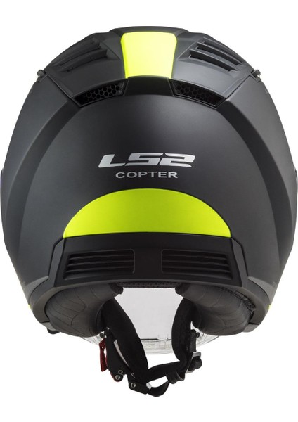Copter 2 Urbane Mat Siyah-Neon Sarı Kask