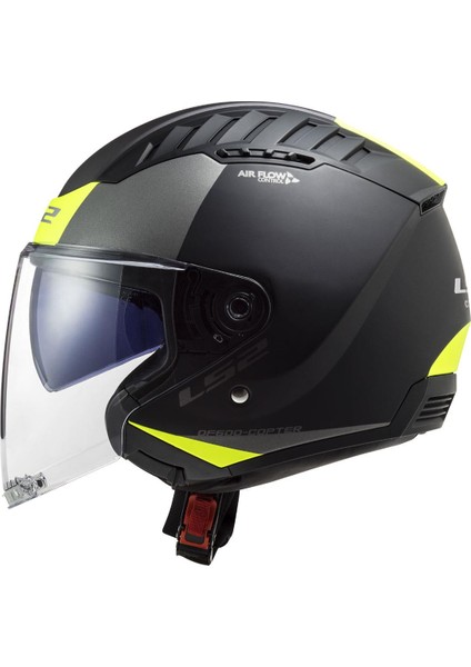 Copter 2 Urbane Mat Siyah-Neon Sarı Kask