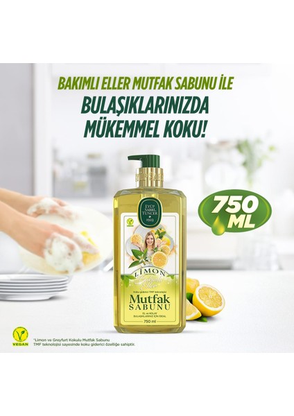 Bakımlı Eller Seti - Limon Mutfak Sabunu + Çeşme Limonu Sıvı Sabun + Çeşme Limonu Köpük Sabun