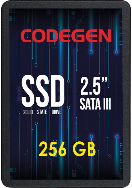 256GB 500MB-450MB/S 2.5" Sata 3 SSD (CDG-256GB-SSD25)