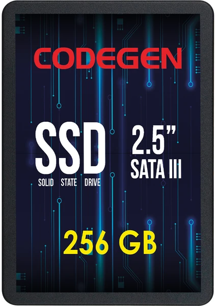 256GB 500MB-450MB/S 2.5" Sata 3 SSD (CDG-256GB-SSD25)