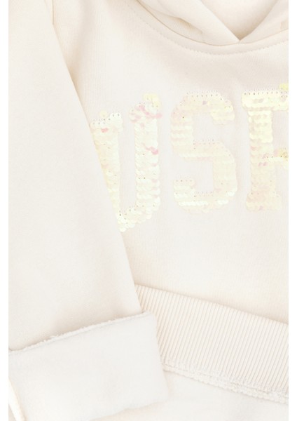 Kız Çocuk Krem Sweatshirt 50292512-VR071 indirimleri