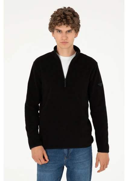 U.S. Polo Assn. Erkek Siyah Sweatshirt 50298085-VR046