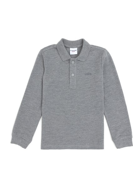 Erkek Çocuk Gri Melanj Sweatshirt 50293745-VR086