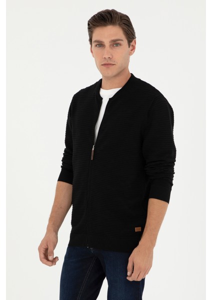 Erkek Siyah Hırka (Triko) 50292875-VR046