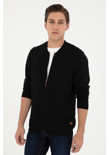 Erkek Siyah Hırka (Triko) 50292875-VR046 modelleri