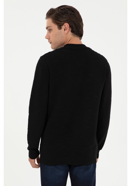 Erkek Siyah Hırka (Triko) 50292875-VR046 indirimleri