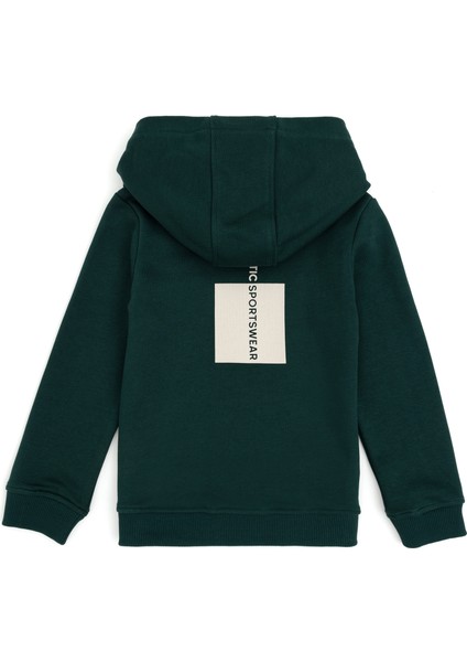Erkek Çocuk Koyu Yeşil Sweatshirt 50293515-VR079