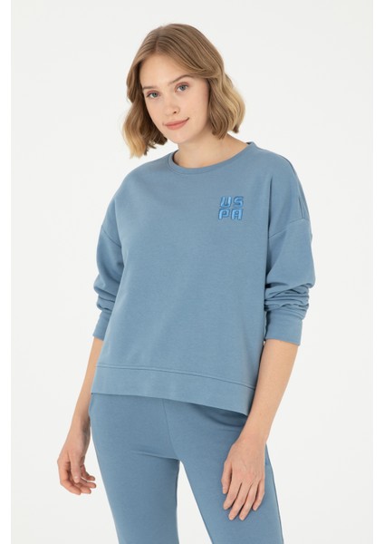 Kadın Koyu Mavi Sweatshirt 50296919-VR032