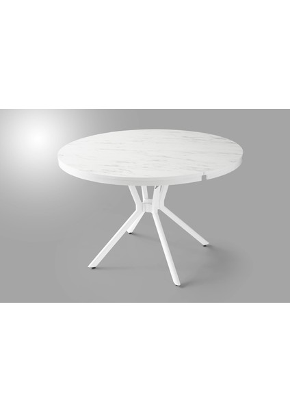 Bade Alfa Mdf Oval Highgloss Açılır Mutfak Masa Sandalye Takımı 73x120 indirimleri