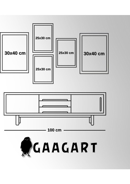 5 Parçalı Kanvas Tablo Modern Soyut Kedi Ve Kelebek Dizaynı modelleri