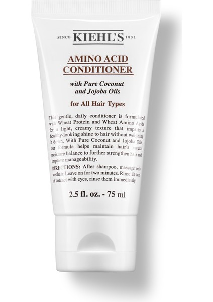 Amino Acid Normal Saçlar Için Hindistan Cevizi Yağı Içeren Saç Kremi 75 ml