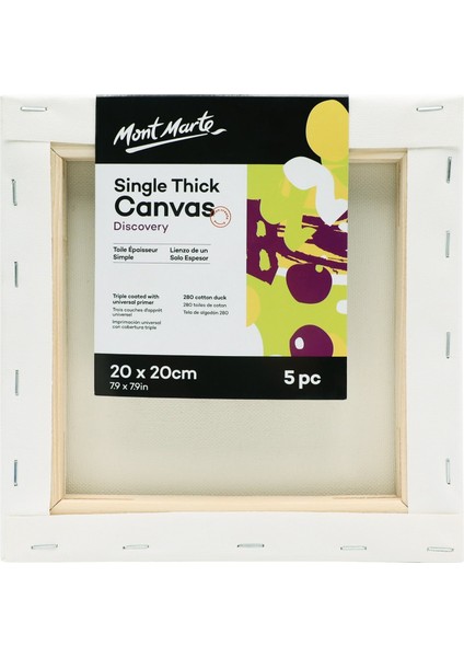 mm Tuval 20 x 20 cm 5'li Paket fiyatları