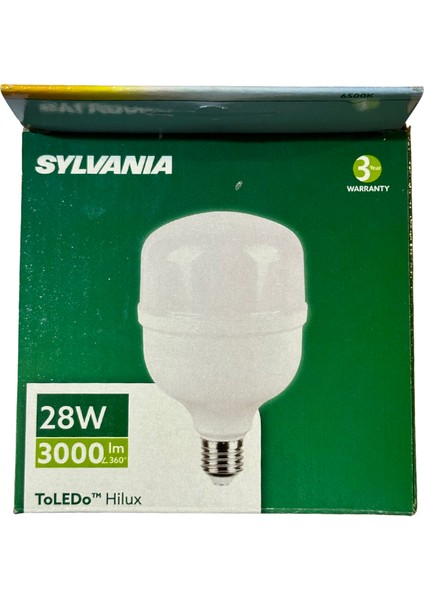 28W 6500K (Beyaz Işık) E27 Duylu Torch Ampul (8 Adet)