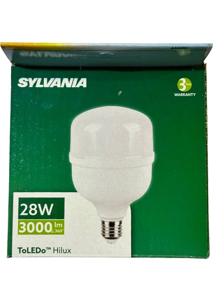 28W 6500K (Beyaz Işık) E27 Duylu Torch Ampul (4 Adet)