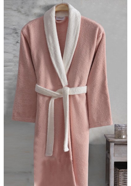Polly Pink Puff Pamuk Kadın Bornoz