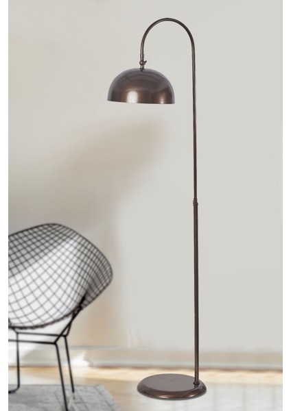Lambader Eskitme Metal Gövde Modern Tasarım Ayarlanabilir Başlık Yerden Dekoratif Aydınlatma 160 cm