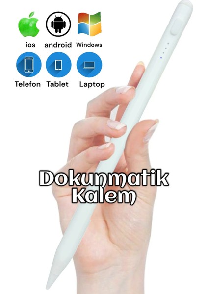 Dokunmatik Kalem Tüm Cihazlara Uyumlu | Tablet Kalemi | Çizim Kalemi | Telefon Kalem |