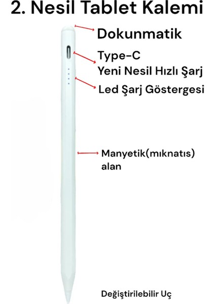 Dokunmatik Kalem Tüm Cihazlara Uyumlu | Tablet Kalemi | Çizim Kalemi | Telefon Kalem | fiyatları