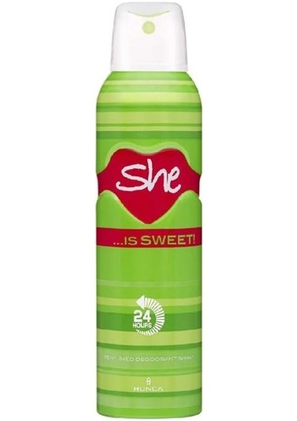 Is Sweet Deodorant 150 ml x 6 Adet