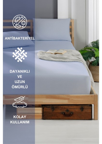 Akfil Kumaş Lastikli Fıtted Yastıklı Çarşaf Seti fiyatları