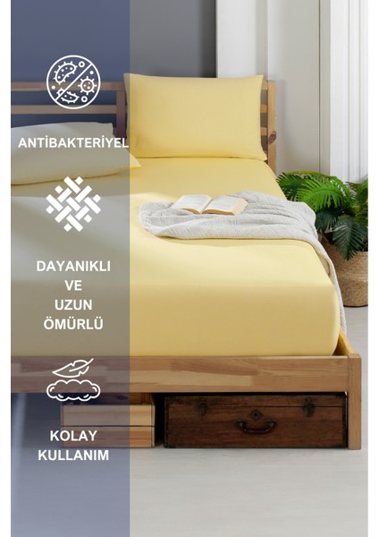 Akfil Kumaş Lastikli Fıtted Yastıklı Çarşaf Seti fiyatları