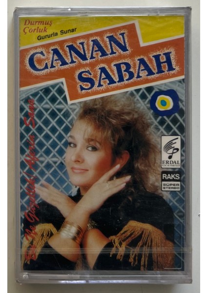 Canan Sabah Bu Ne Güzellik Aferin Sana Kaset (Jelatininde Orjnal Dönem Kağıt Baskı Kaset)