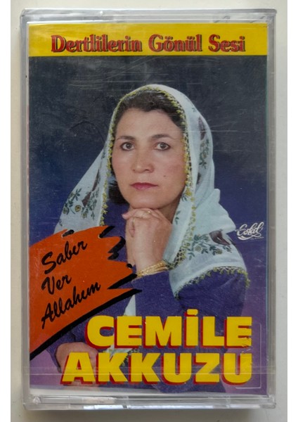 Cemile Akkuzu Sabır Ver Allahım Kaset (Jelatininde Orjnal Dönem Kağıt Baskı Kaset)