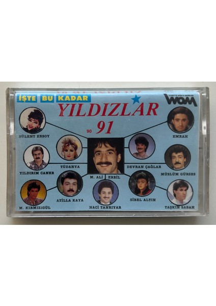 Yıldızlar 91 Kaset (Jelatininde Orjnal Dönem Kağıt Baskı Kaset)