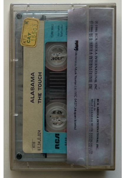 Alabama The Touch Kaset (Orjnal Dönem Baskı Kaset)