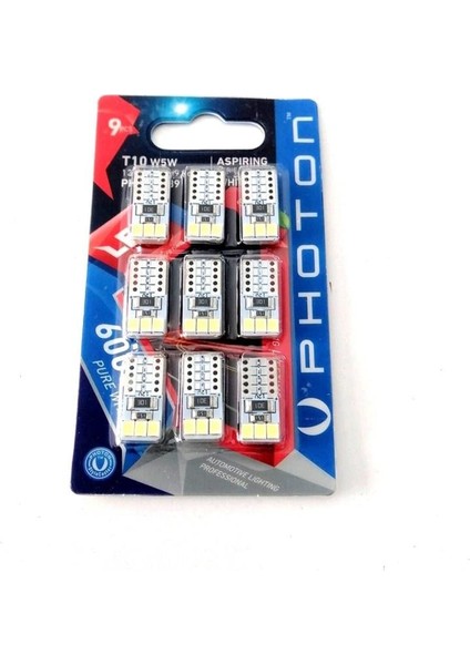 T10 Dipsiz Ampul Beyaz LED 1ADET