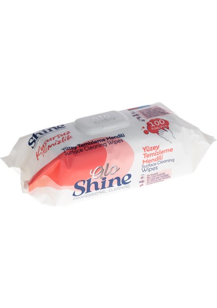 Alo Shine Yüzey Temizleme Mendili 100LÜ "12 Adet"