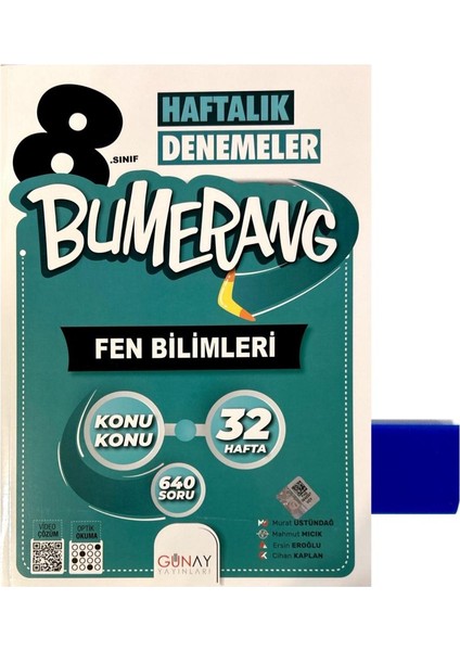 8. Sınıf Bumerang Fen Bilimleri Branş Deneme - Silgi