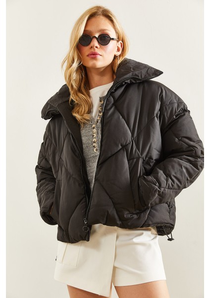 Kadın Oversize Şişme Mont modelleri