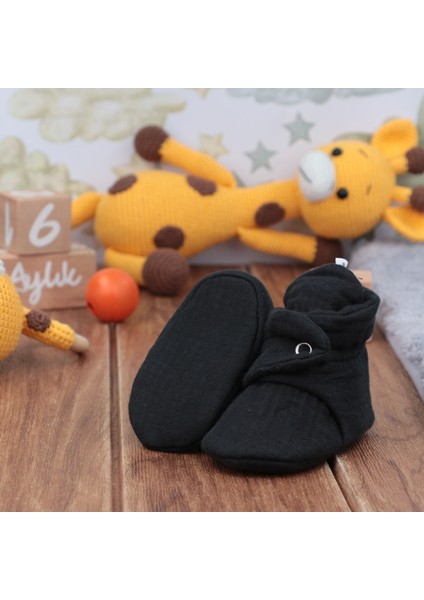 Müslin Bebek Patiği, Organik Pamuk, Yenidoğan Pandufu, Siyah fırsatları