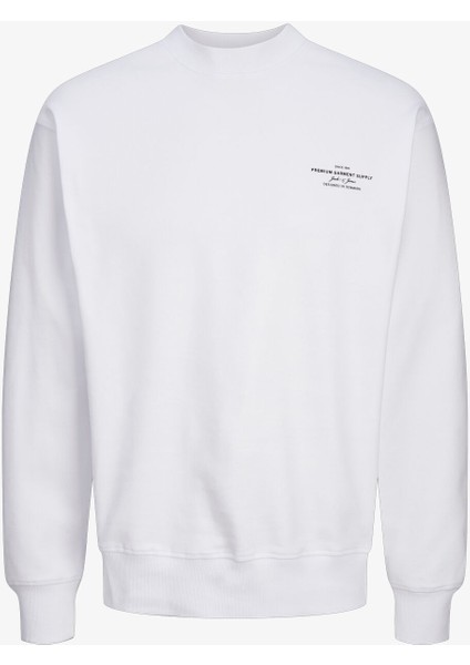 Jprblachad Erkek Beyaz Sweatshirt 12261386-BRIGHTWHITE modelleri