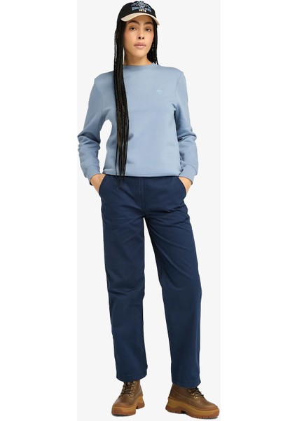 Exeter River Brushed Kadın Mavi Sweatshirt TB0A5NMXA421 fiyatları