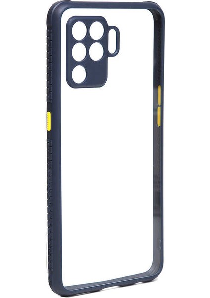 Oppo Reno 5 Lite Kılıf ​​Kaff Kapak - Lacivert