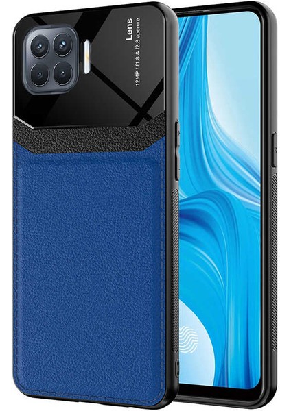 Oppo Reno 4 Lite Kılıf ​Emiks Kapak - Lacivert