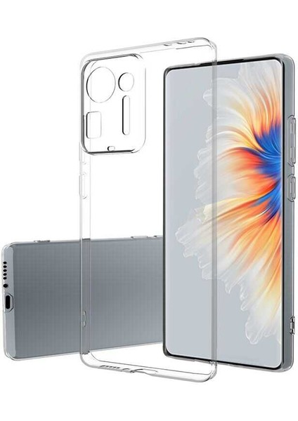 Xiaomi Mi Mix 4 Kılıf Süper Silikon Kapak - Renksiz