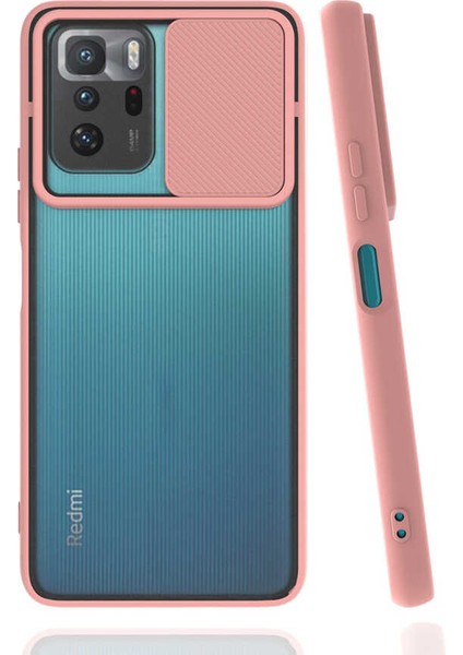 Xiaomi Poco X3 Gt Kılıf Lensi Kapak - Pembe Açık