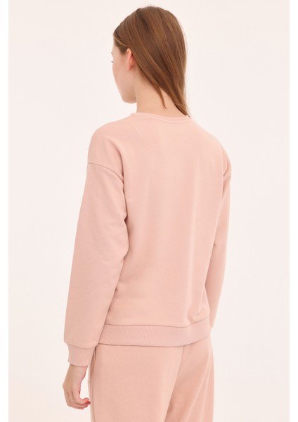 Wb C Neck 16SN82 4pr Gül Kurusu Kadın Sweatshirt
