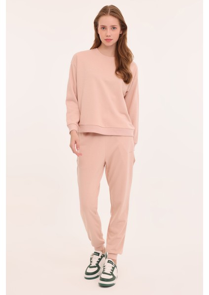 Wb C Neck 16SN82 4pr Gül Kurusu Kadın Sweatshirt