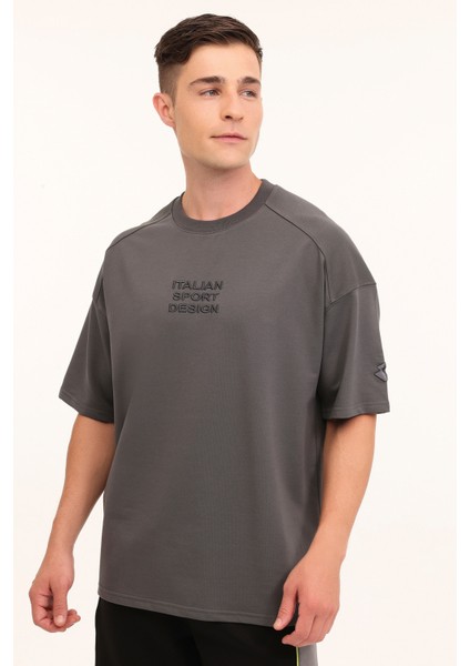 M-Horton T-Sh 4pr Antrasit Erkek Kısa Kol T-Shirt