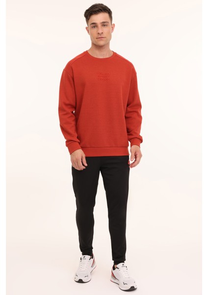 M-Horton C Neck Swt 4pr Bordo Erkek Sweatshirt modelleri