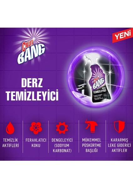 Cillit Bang Banyo Derz Arası Temizleyici Sprey 2 x 750 ml