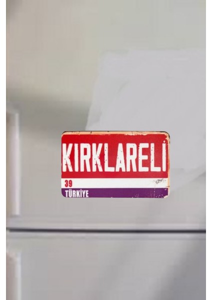 Kırklareli Şehir Temalı Buzdolabı Magneti